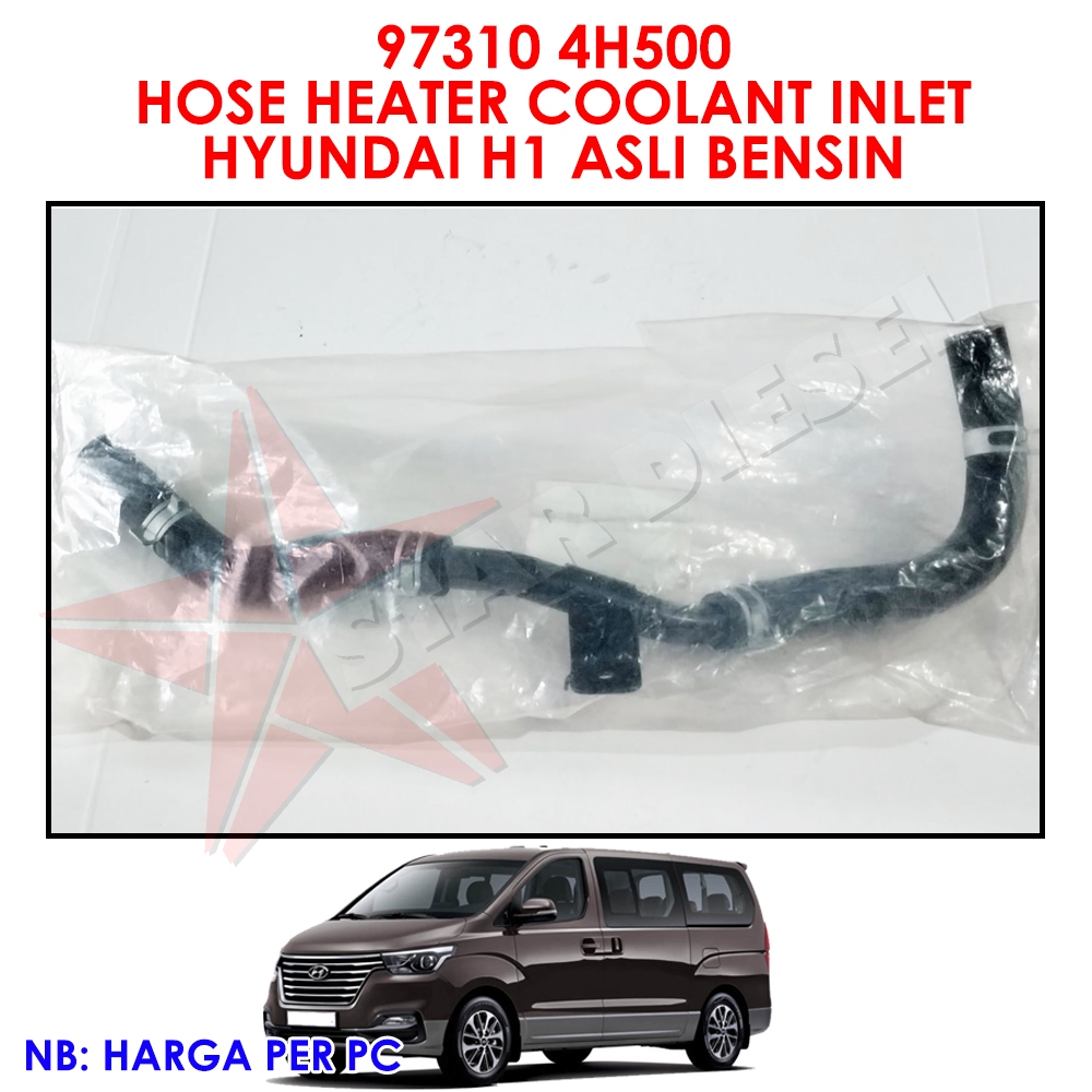 SELANG HEATER COOLANT INLET 97310 4H500 HYUNDAI H1 DIESEL A2 PIPA SELANG AIR HEATER