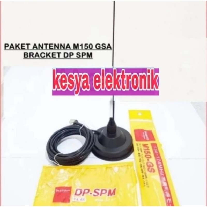 PAKET ANTENA RADIO RIG BRACKET MAGNET KABEL