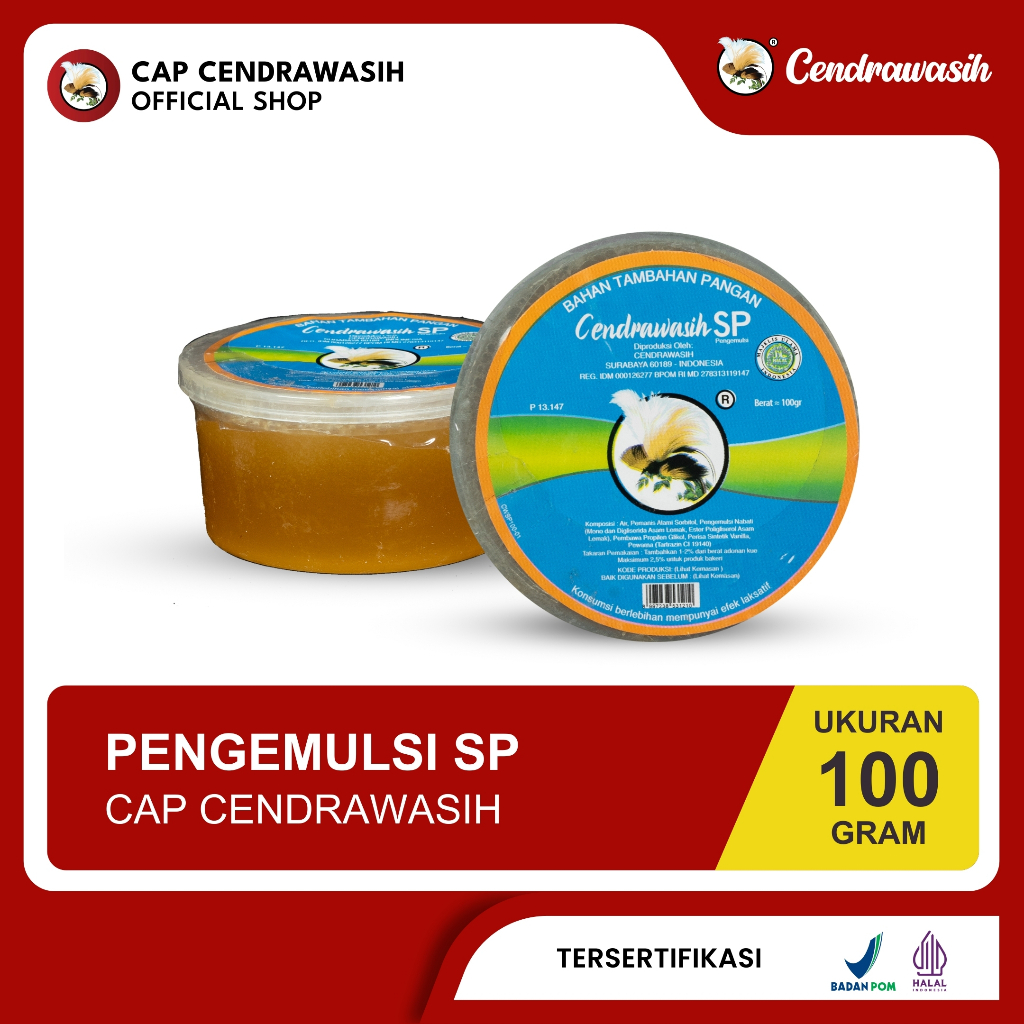 

Cap Cendrawasih Pengemulsi SP 100gr