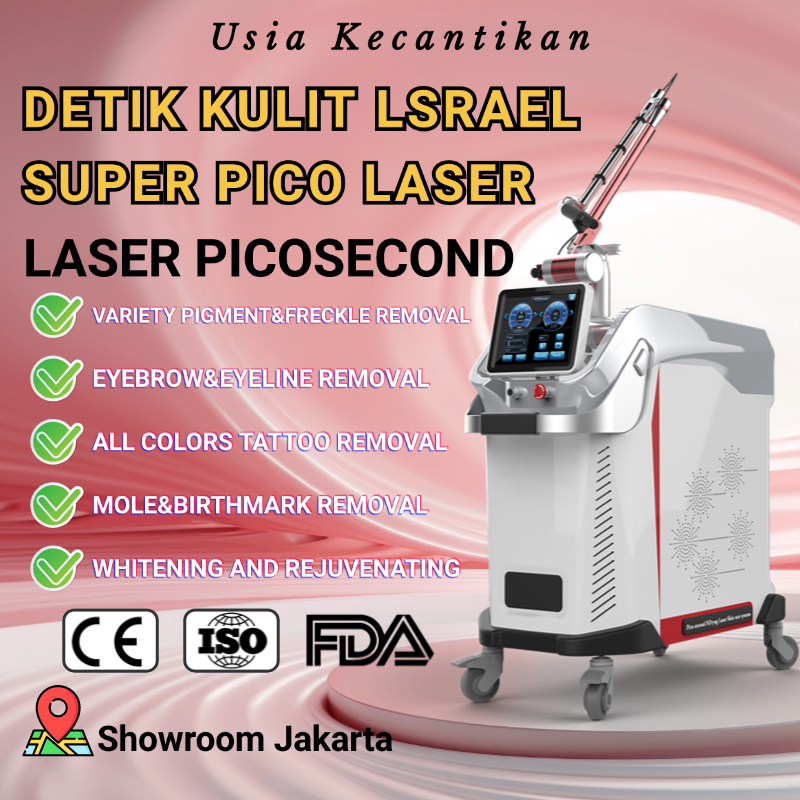 Super picosecond laser Penghapusan tato/ bintik Pico laser picosecond treatment alat klinik kecantik