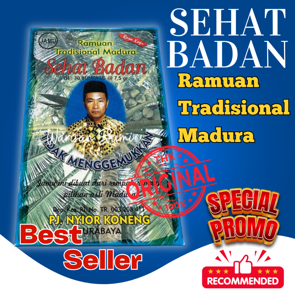 

Minuman Serbuk Tradisional Asli Madura Original Isi 20 Sachet