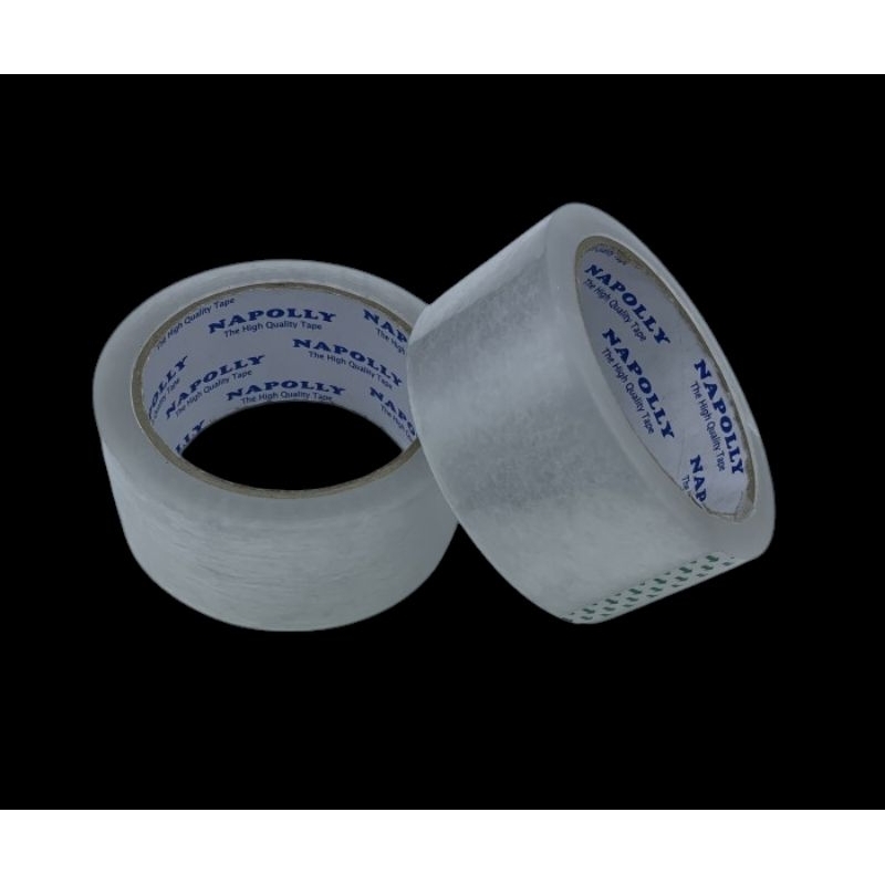 

Isolasi Putih Bening 45 MM X 90 Yard // Lakban Putih Bening 45mmX90yard