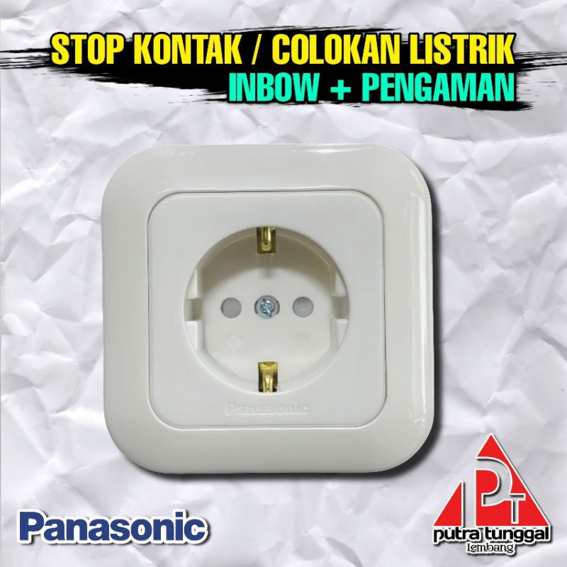 Stop Kontak / Colokan Listrik IB + Pengaman - Panasonic