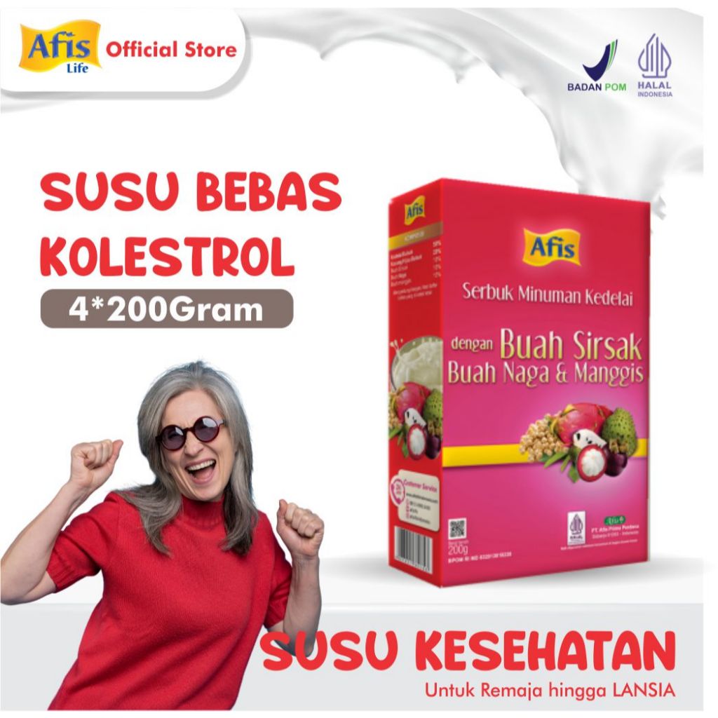 

Afis Sirsat Naga 4 Box - Susu Kesehatan Antioksidan Tinggi Bebas Kolestrol