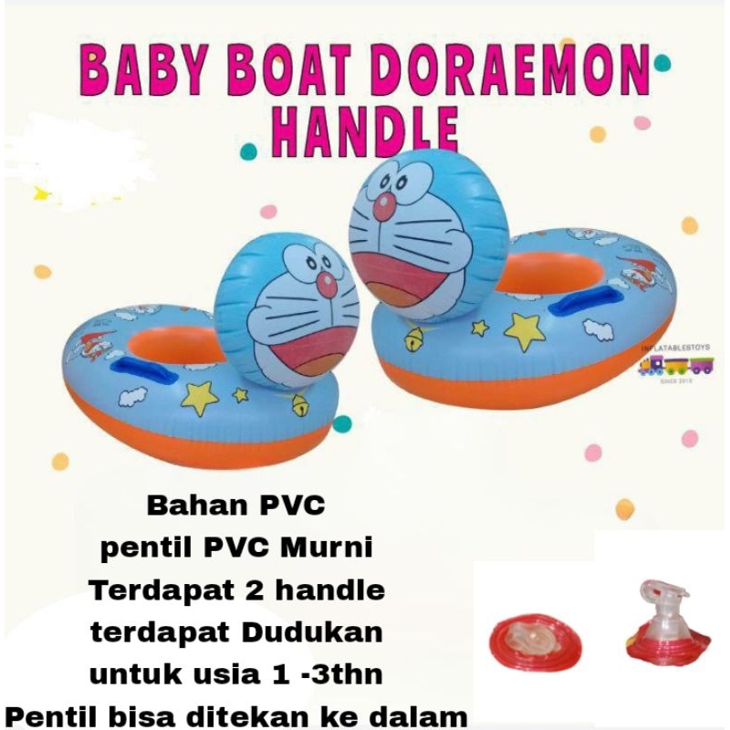 Ban Renang Anak Doraemon Handle Aman SNI LkL