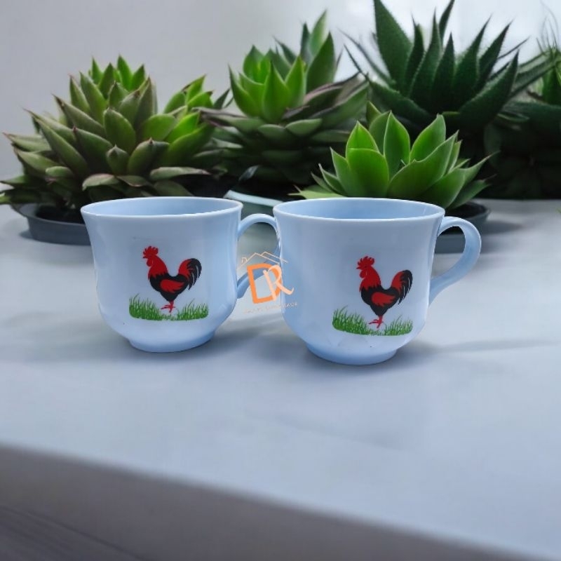 CANGKIR PLASTIK / CANGKIR KOPI AYAM JAGO