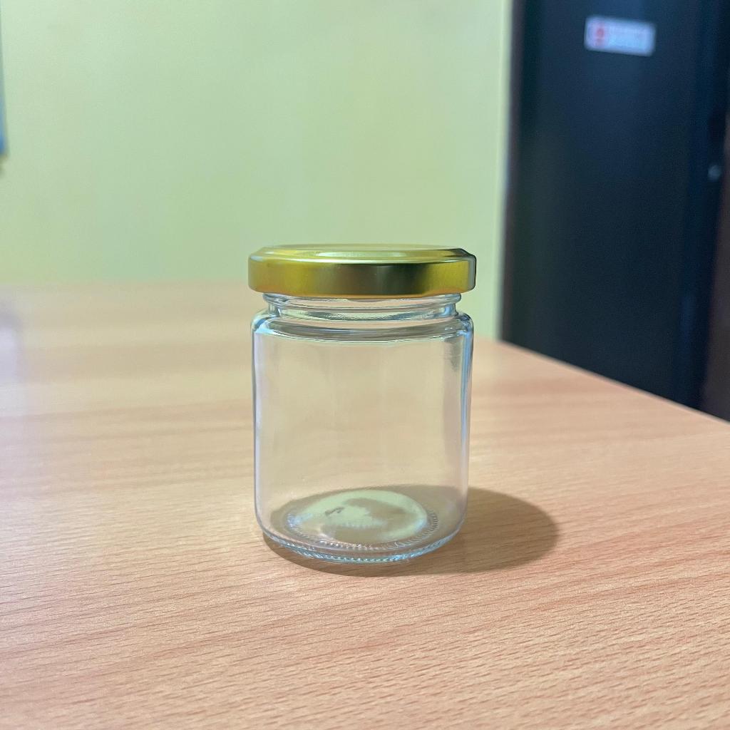 JKTB100 toples jar kaca bulat 100ml / mini jar 100ml / botol madu 100ml