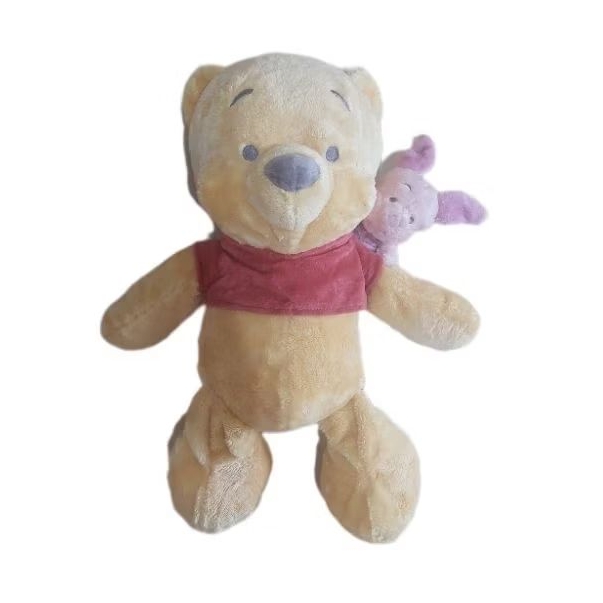 Boneka Pooh Gendong Piglet Winnie the Pooh Carrying Piglet Original Disney Plush
