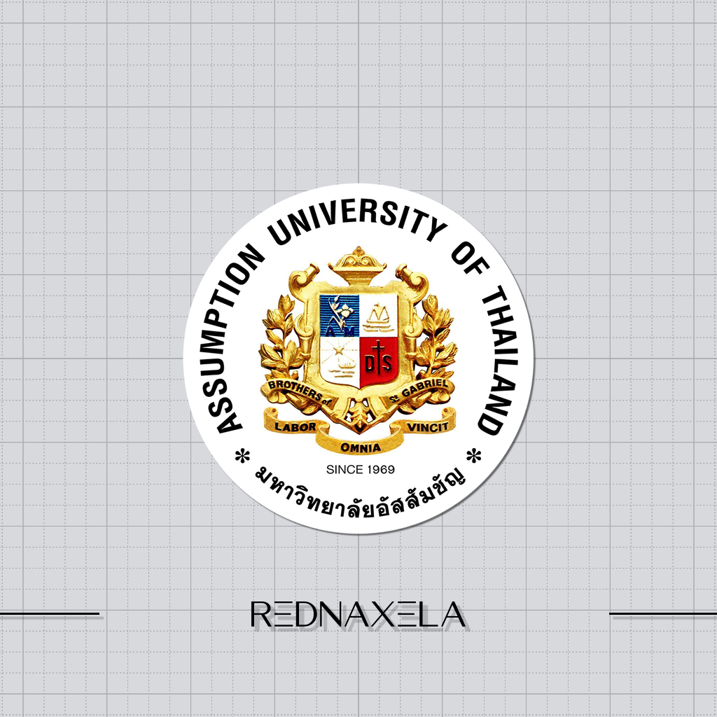 

Stiker Vinyl Assumption University of Thailand Logo Stiker Laptop High Quality Waterproof Sticker