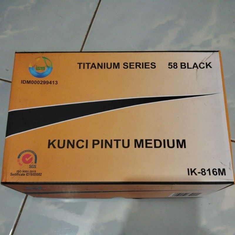 kunci pintu igm titanium black