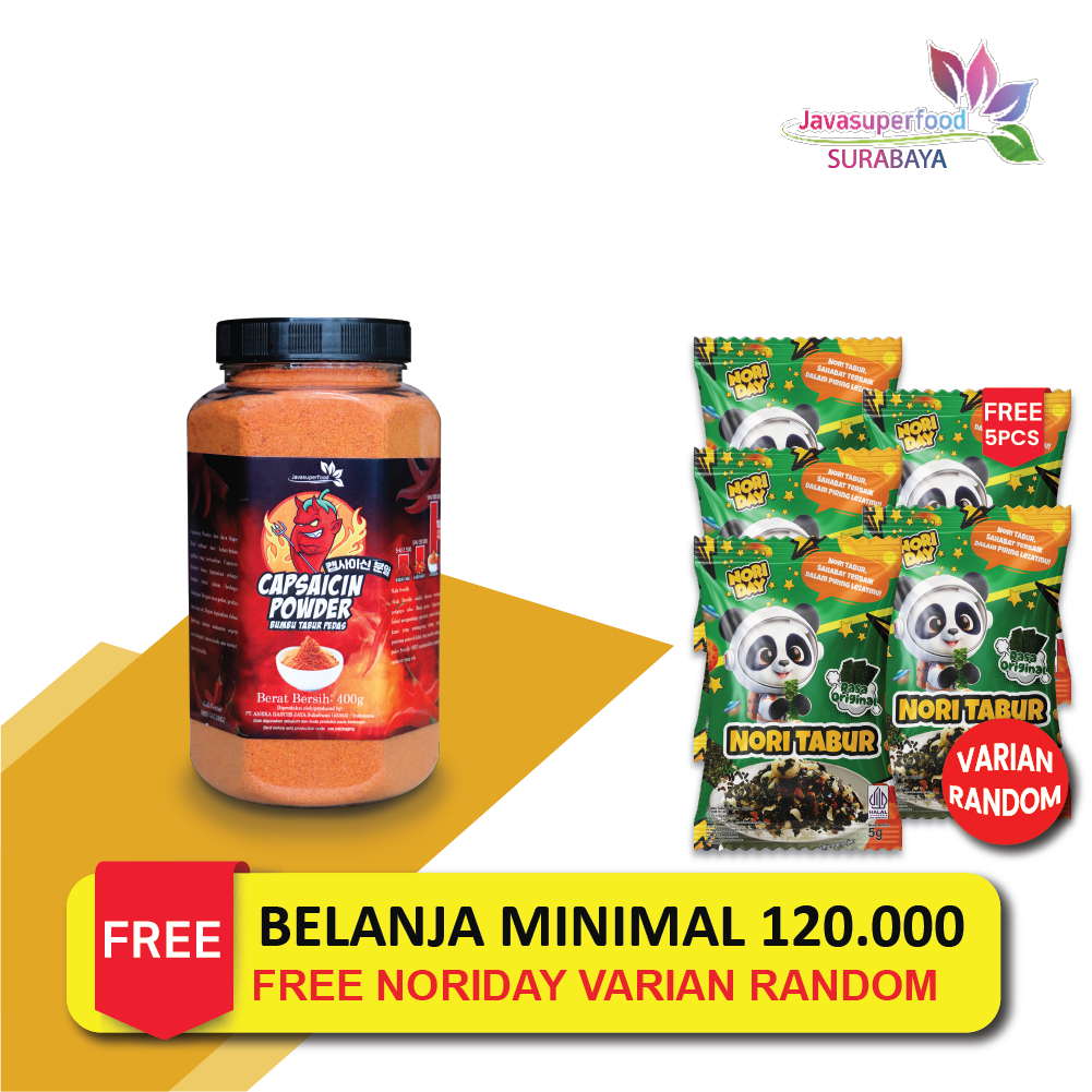

Bubuk Cabe Pedas / Cabe Bubuk / Capsaicin powder 400g