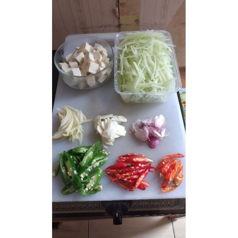 

tumis labu tahu
