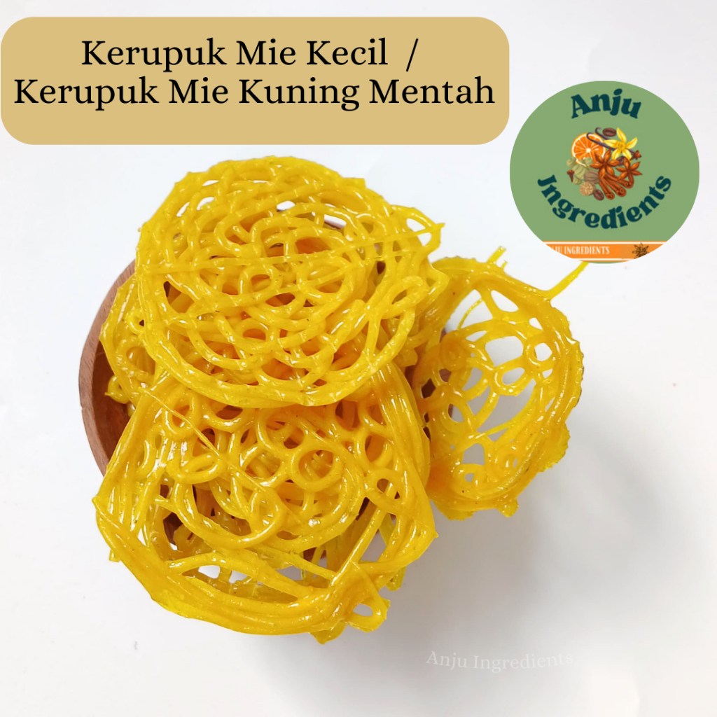 

Kerupuk Mie kecil 100gram / Kerupuk Mie Kuning