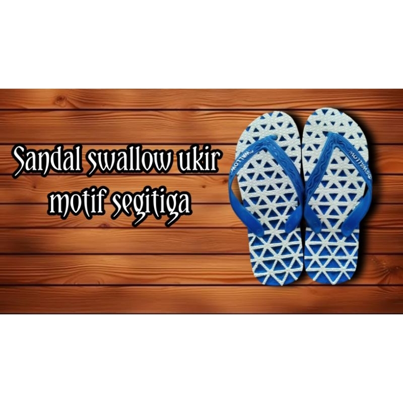 Sandal swallow ukir