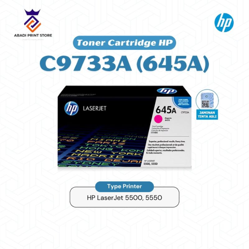 Toner Hp C9733A (645) Magenta