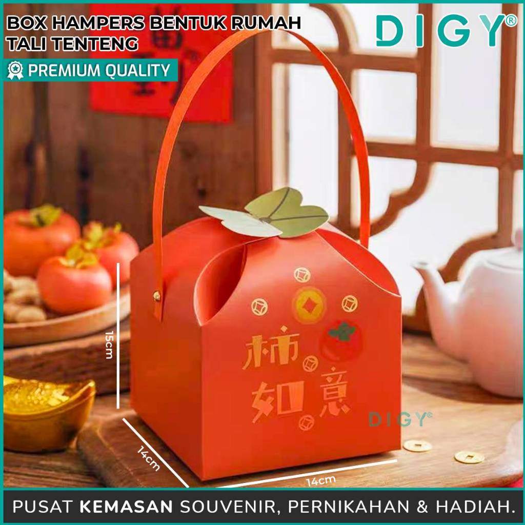 

Box Hampers Imlek Bentuk Jeruk Tali Bambu / Kotak Imlek CNY / Box Sincia / Kotak Kue Keranjang / Box Kue Toples Chinnese