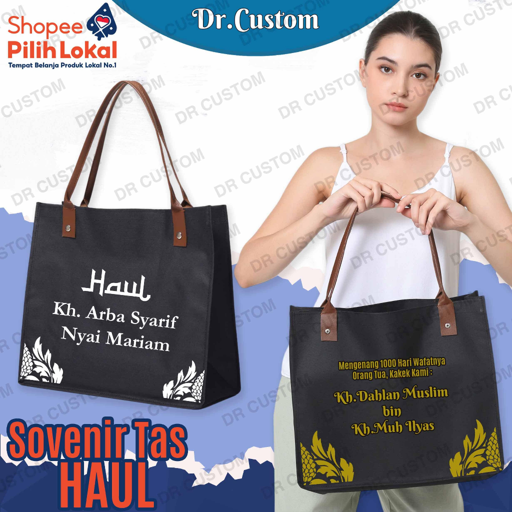 Custom Totebag Sembako-Tas Haul-Totebag Haul-Tas Sembako-Bebas Sablon