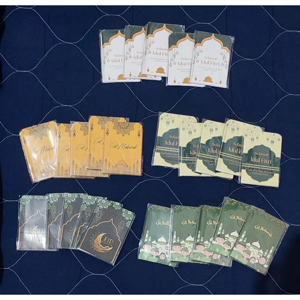 

- AMPLOP LEBARAN MINI MOTIF MUSLIM ISI 10 PCS