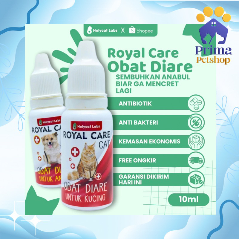 Royal care Obat Diare Kucing sakit perut