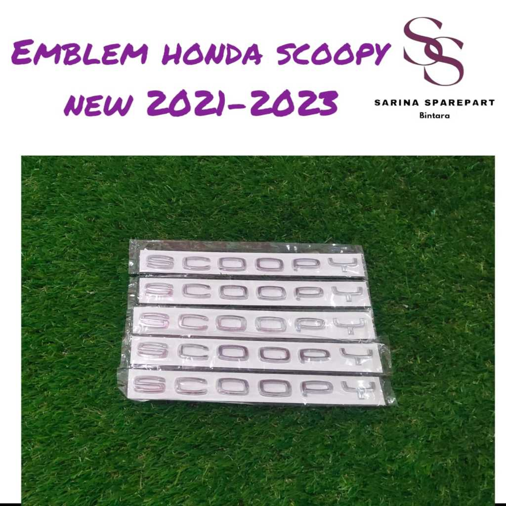 Emblem Honda Scoopy Prestige Logo Emblem Scoopy 2021-2023 Sticker Stiker Scoopy Prestige K2f