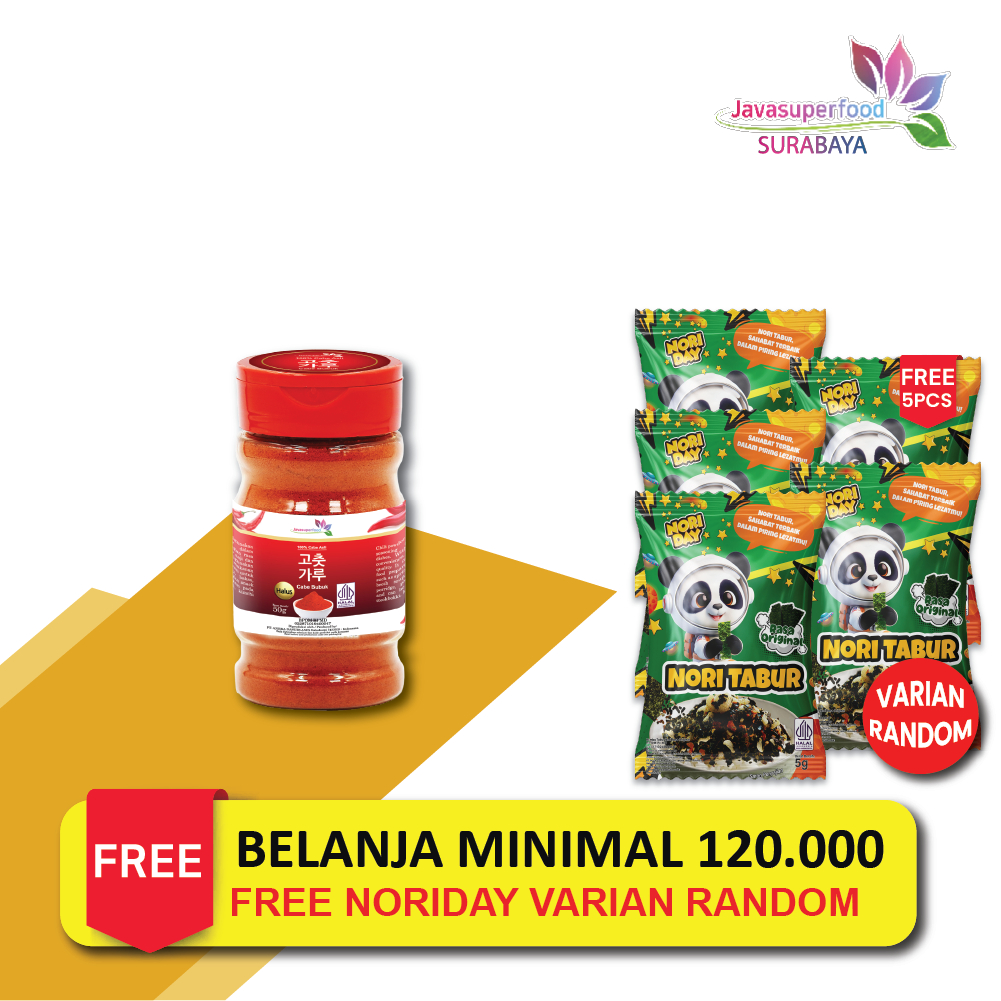

BUBUK CABE BOTOL HALUS KOREA / CHILI POWDER HALUS KOREA 50g