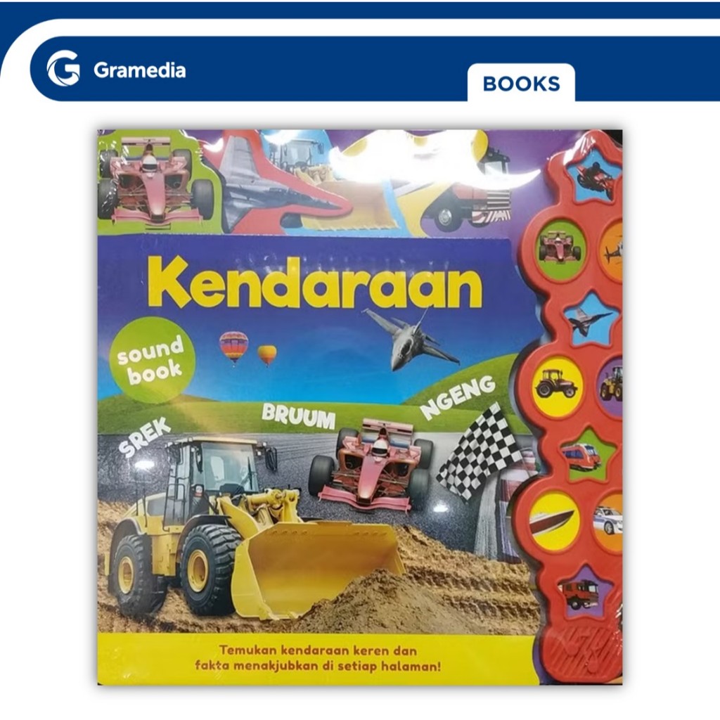 Gramedia GTC- Ce Big Sound Book: Kendaraan (Igloo Books)