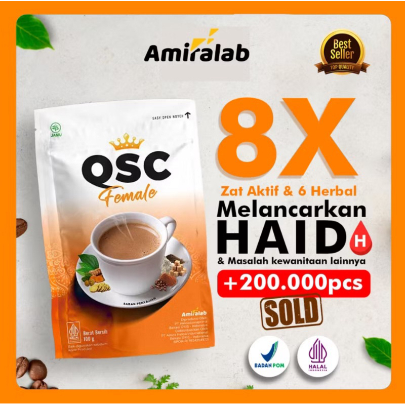 

AMIRALAB Queen Secret Coffee Minuman Kopi Herbal Solusi Membantu Kesehatan Wanita 100 Gr