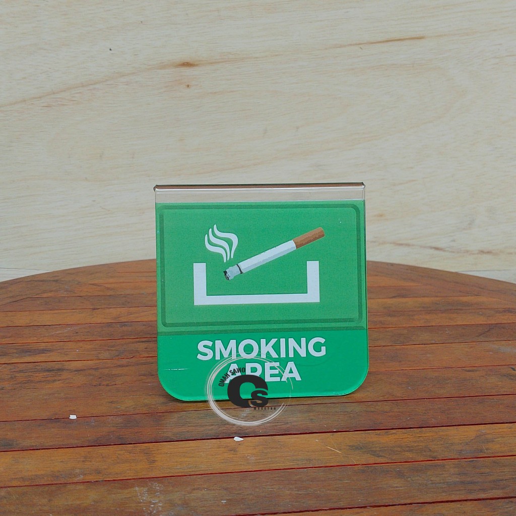 

Akrilik Smoking Area - Tempat Merokok - Akrilik Lipat Meja