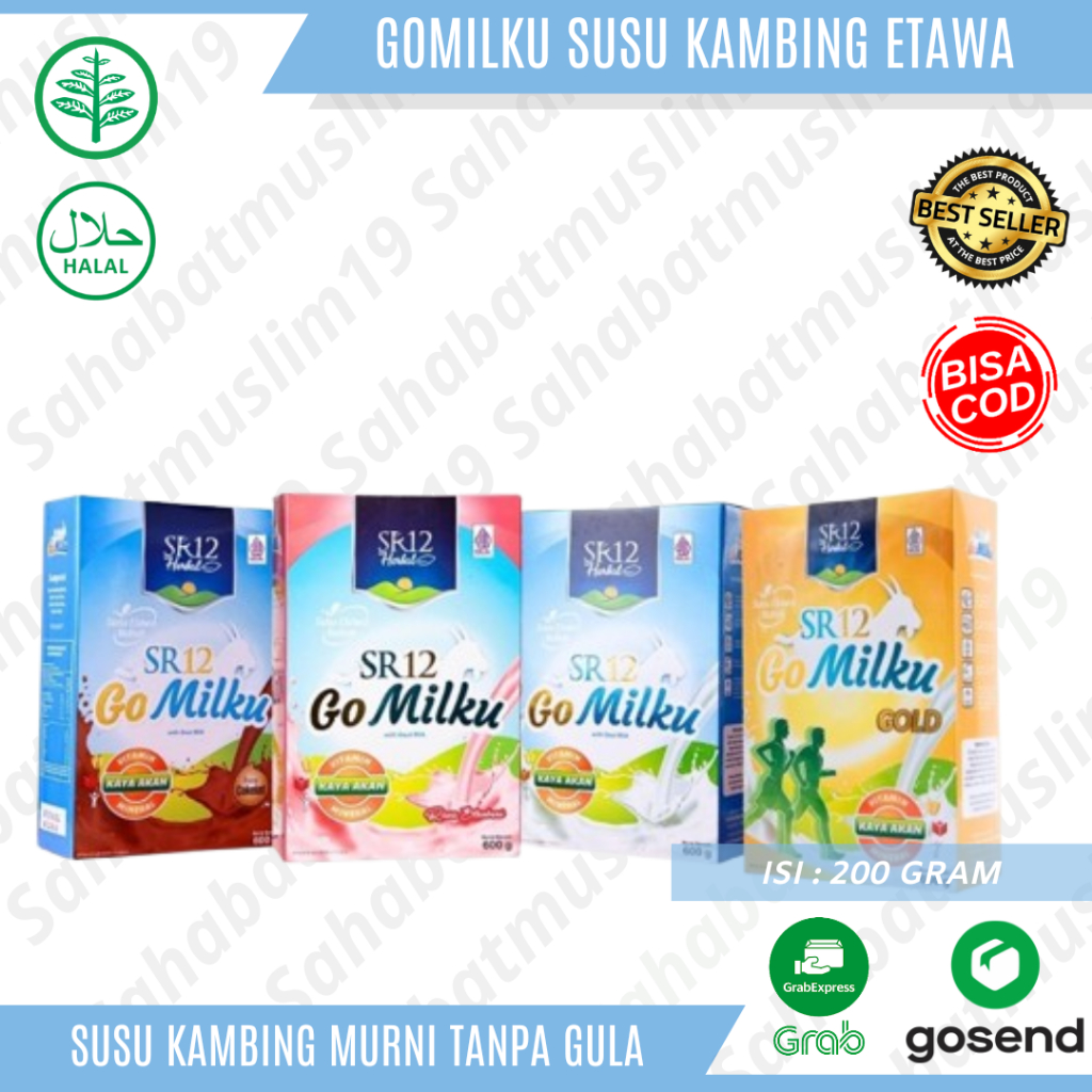 

Gomilku Sr12 Susu Kambing Etawa Bubuk Murni Tanpa Gula Asli Original