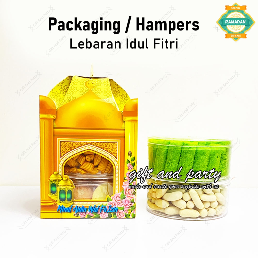 

Box hampers / Kotak hampers kue lebaran Kuning / kotak hampers idul fitri / kotak parcel lebaran / dus parcel / kardus hampers idul fitri