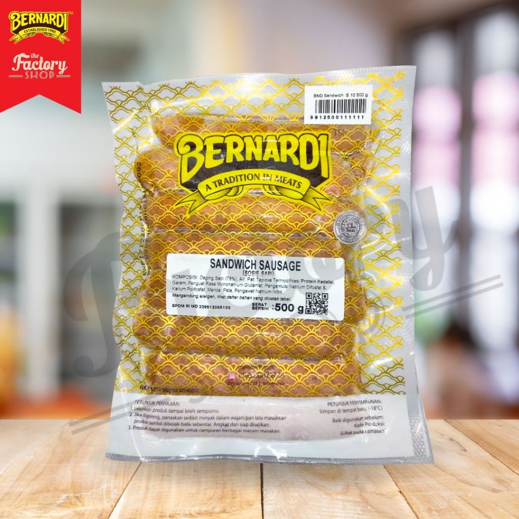 

Bernardi Sandwich Sausage sosis 500gr 10cm