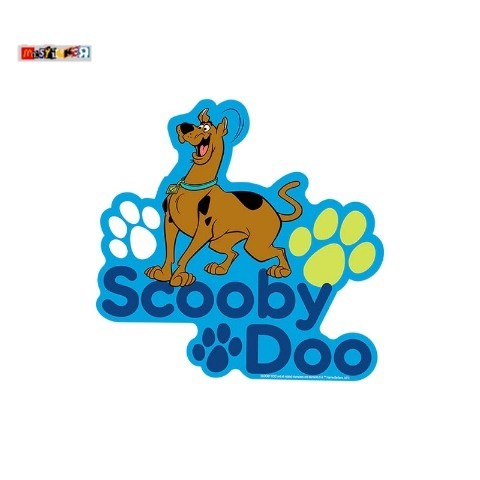 

sticker Scooby Doo logo diecut stiker kartun retro