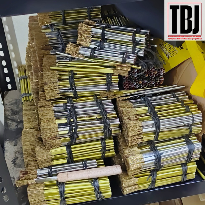 Kuas Kawat 10 Pcs Sikat Kawat Baja