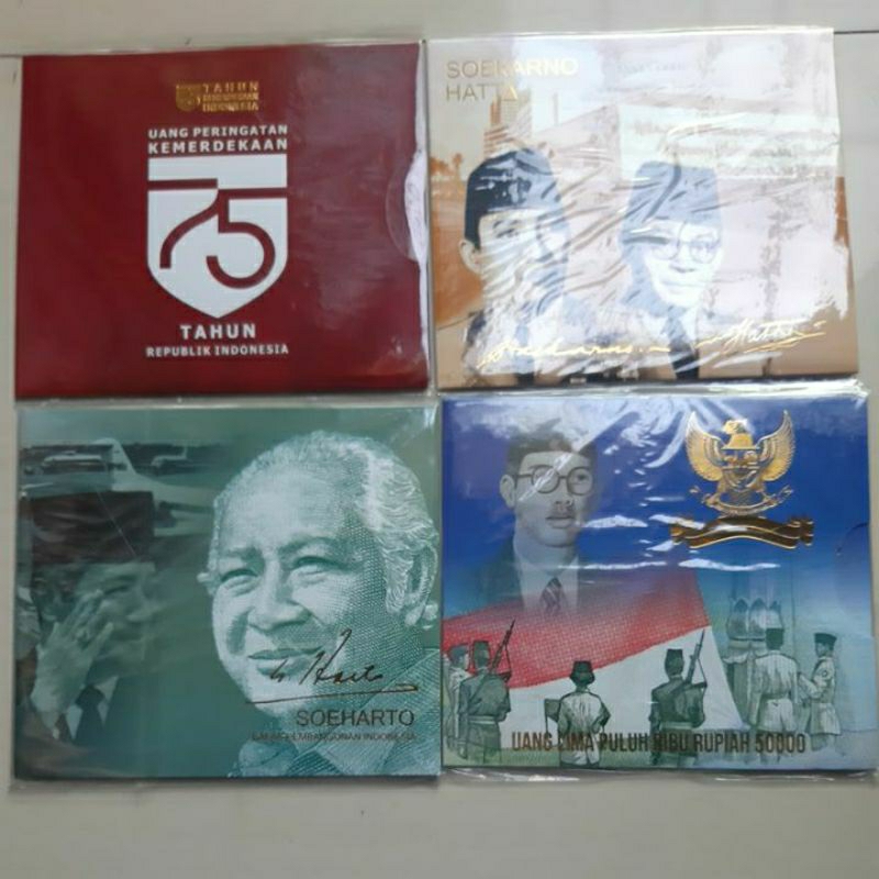 

Folder sampul koleksi uang kertas Indonesia UKI