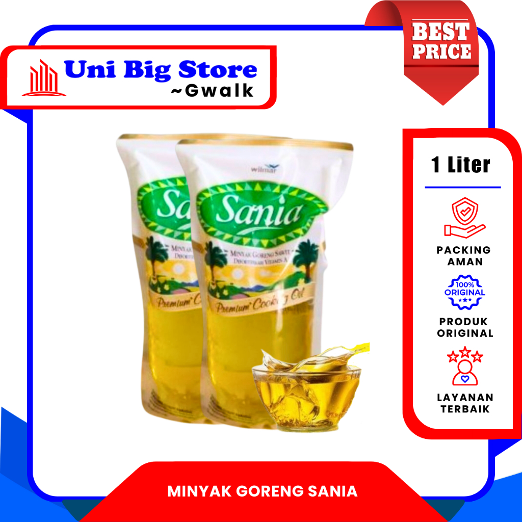 

SANIA MINYAK GORENG REFILL POUCH - 1 Liter