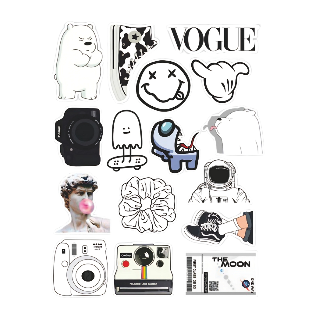 

STIKER AESTHETIC A5 | ANTI LUNTUR ANTI AIR | Stiker Aesthetic Helm Stiker Laptop Stiker HP