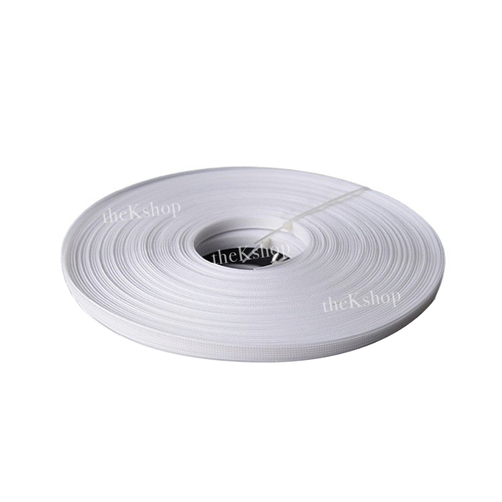 Kinder Dstore (1 Roll) Balen Jahit Datar 4Mm 6Mm 8Mm 12Mm Bisa Dijahit / Tulang Kamisol Putih Hitam