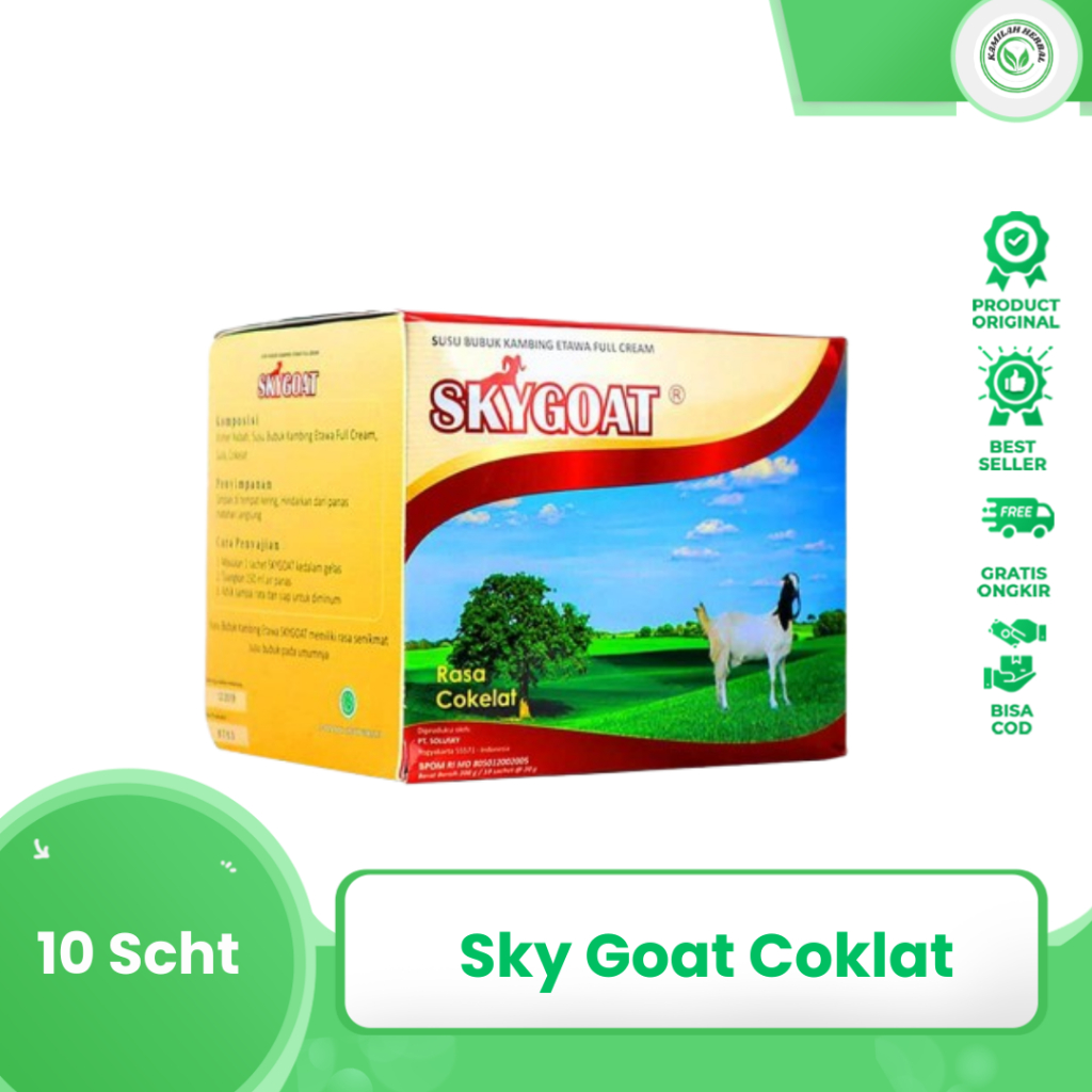 

Skygoat Susu Kambing All Varian Vanila Coklat Propolis Madu - Etawa