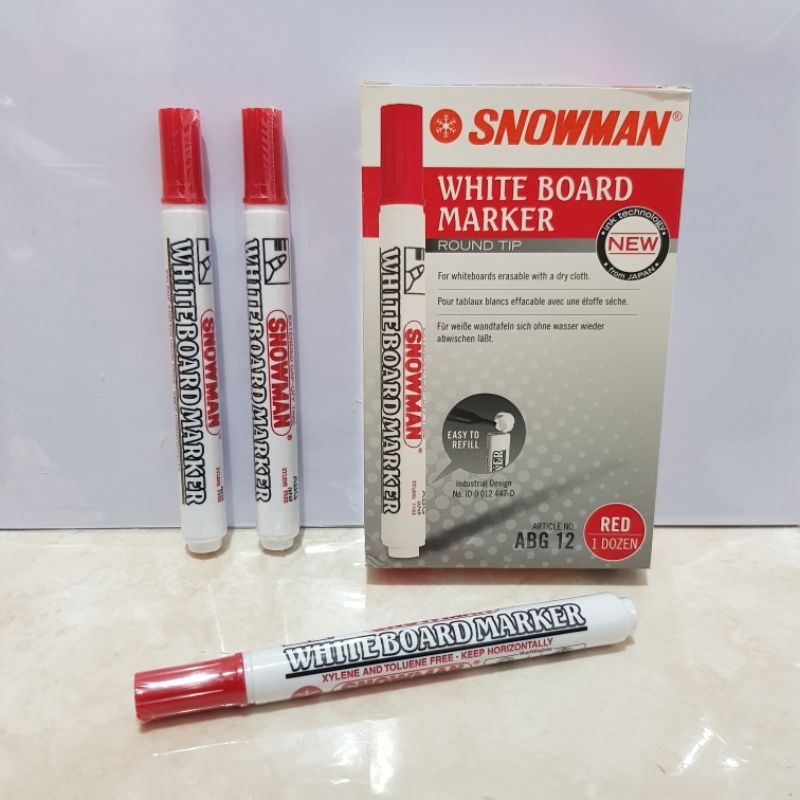 

Spidol whiteboard merah snowman