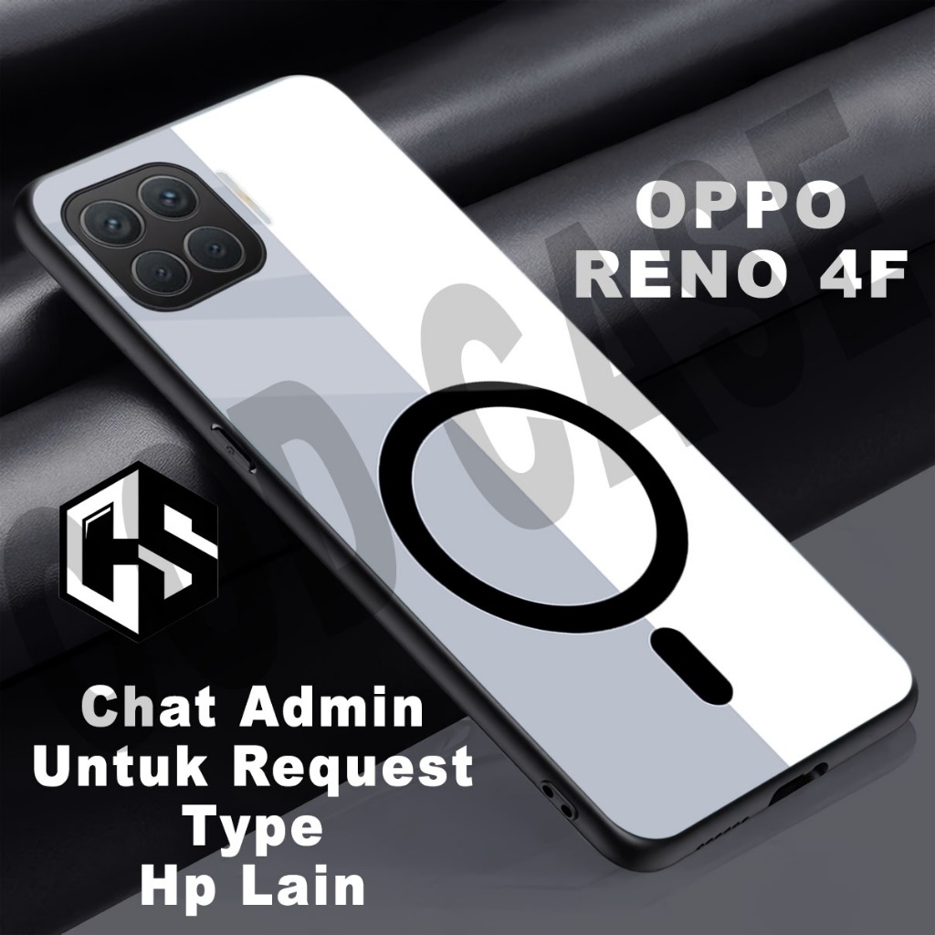 (COD 84) Softcase glossy kilau untuk type Hp OPPO RENO 4F / Motif Cocok untuk cowok dan cewek/case o