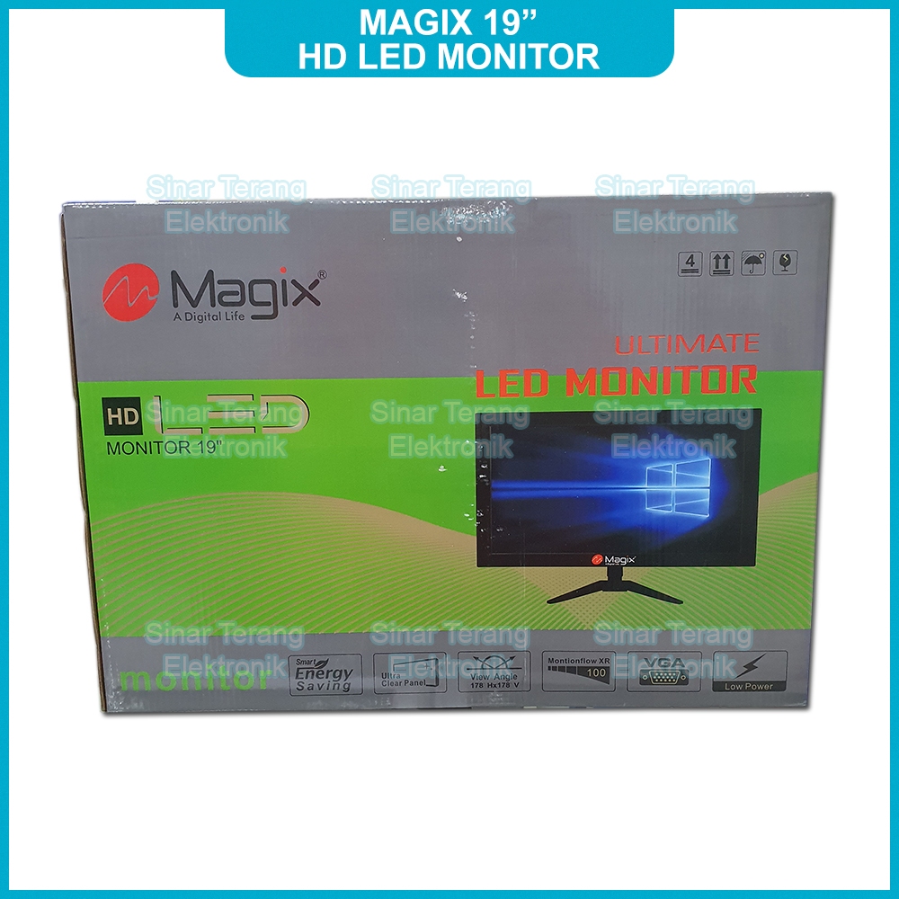 Monitor LED 19 inch merek Magix
