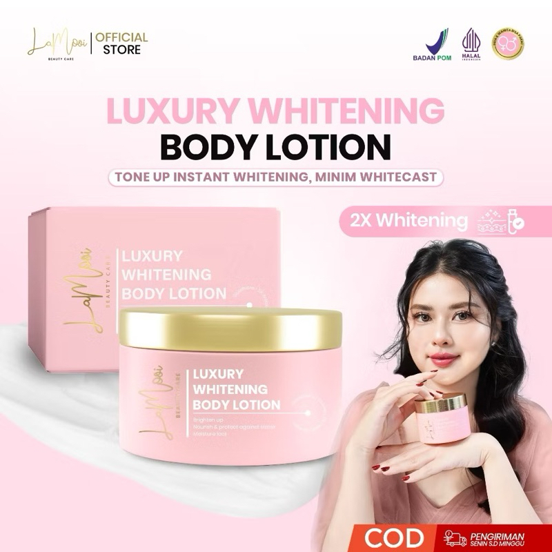 Luxury Whitening Body Lotion (HB SIANG)- LaMooi Beautycare