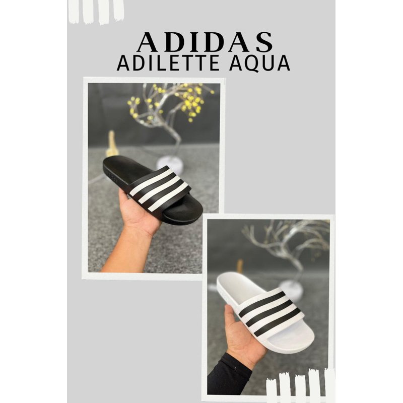 SANDAL ADIDAS ADILETTE AQUA ORIGINAL | ADIDAS SENYAWA | ADIDAS ORI | SANDAL ADIDAS ASLI | ADIDAS ADI