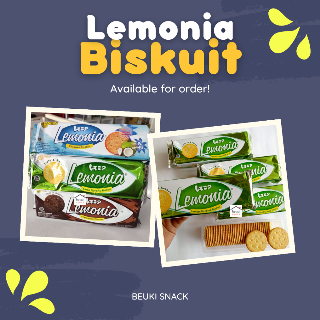 

RK Lemonia Biskuit Taburan Gula Berbagai Varian Pilih Rasa