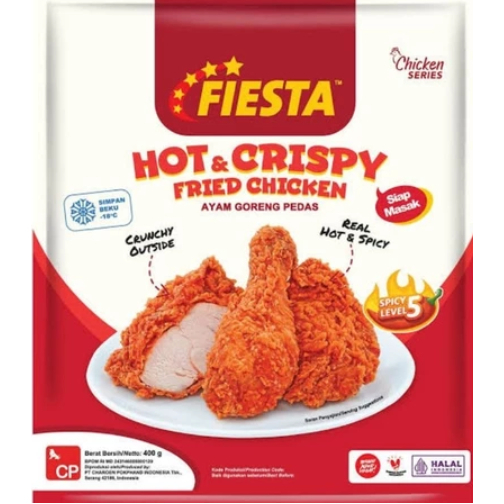 

fiesta fried chicken hot and crispy 400g