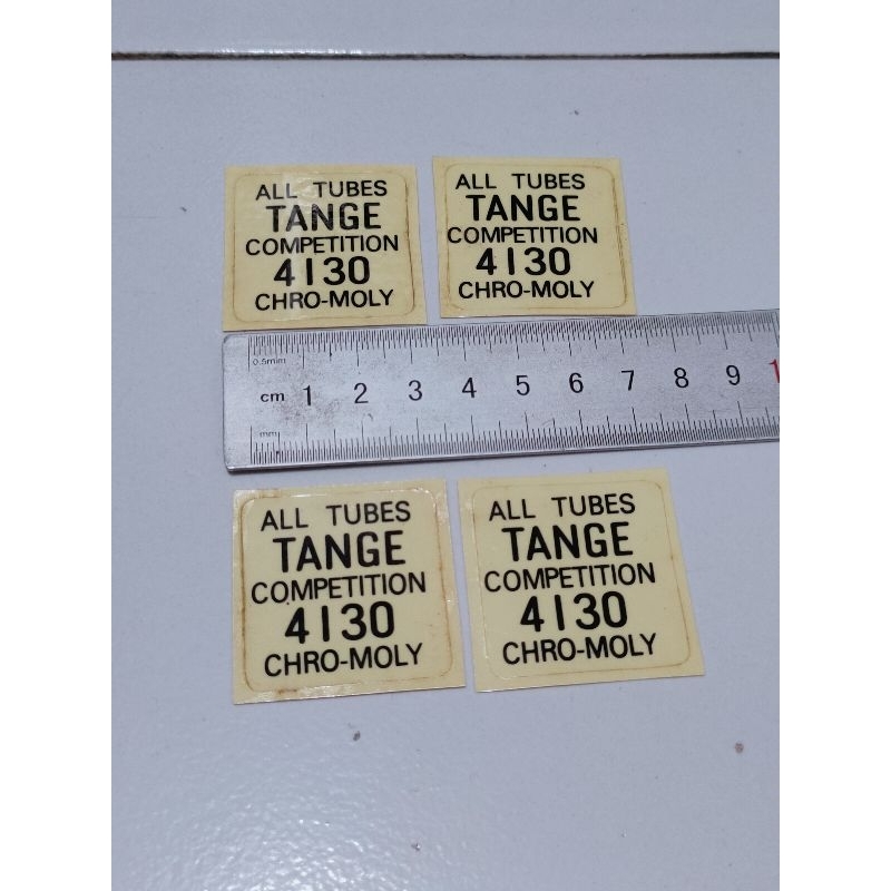 Sticker decal Kuwahara frame all tubes tange chromoly sepeda osbmx NOS old school bmx myb roadbike b