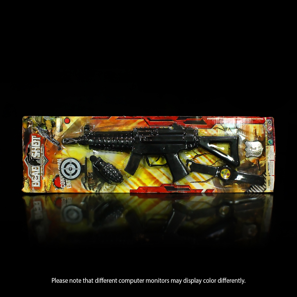 TOFOU Mainan Pistol Pistolan Senapan Deadshoot AK50