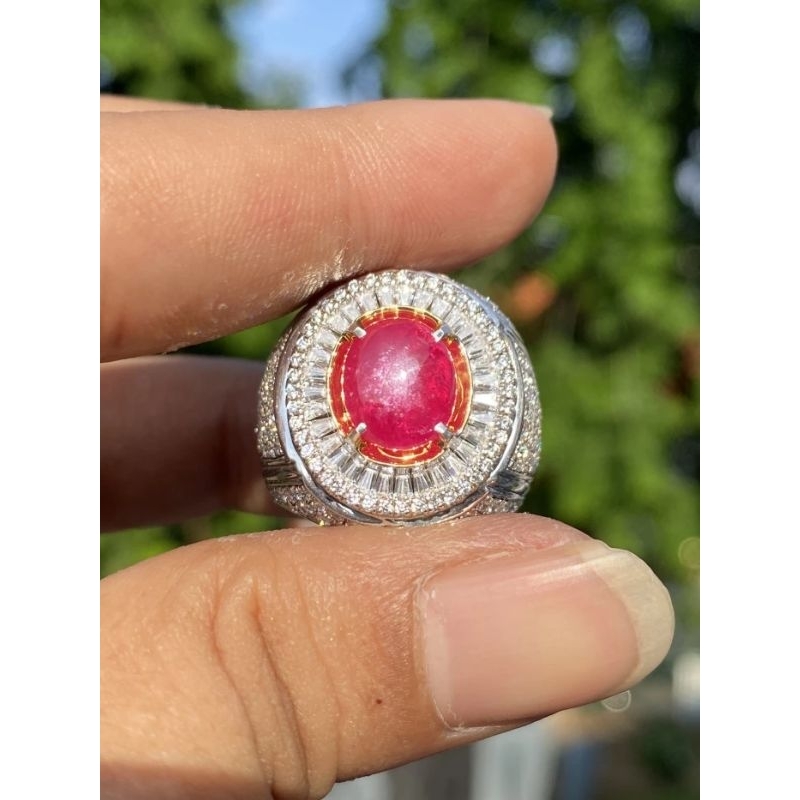 cincin permata ruby mozambique