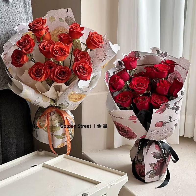 

Kertas Buket Bunga Kertas Kraft edisi Bunga Valentine Day / Flower Wrapping