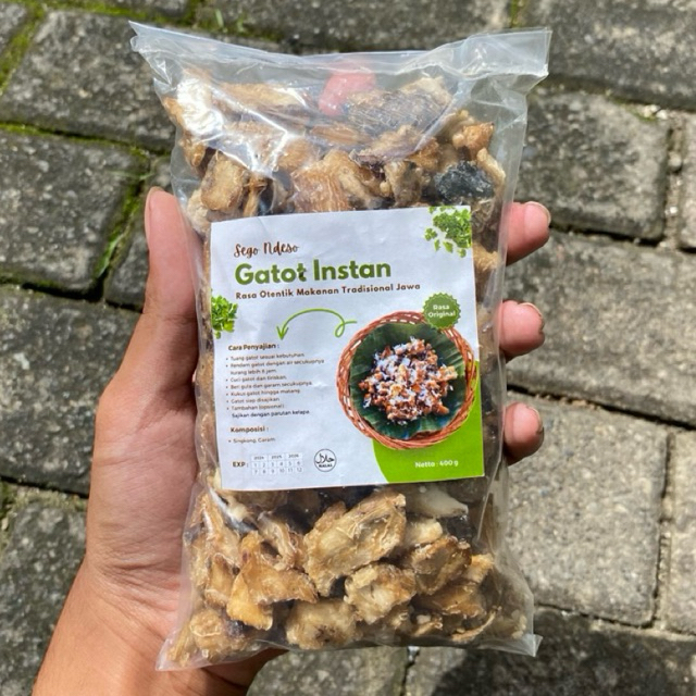 

Gatot Instan Kemasan 400g Segondeso